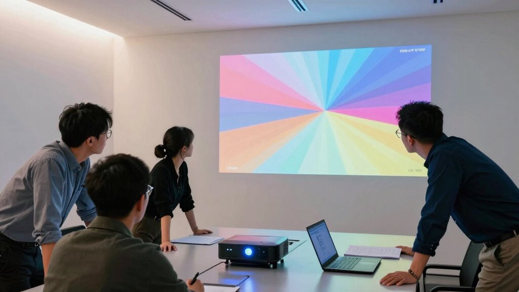 high resolution visual projection