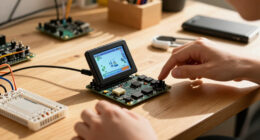 A Tiny World Model Running Games On A Raspberry Pi Pico 2 W